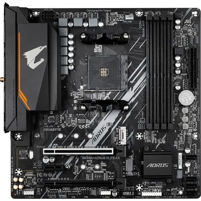 Gigabyte - B550M-AORUS-ELITE-AX -   