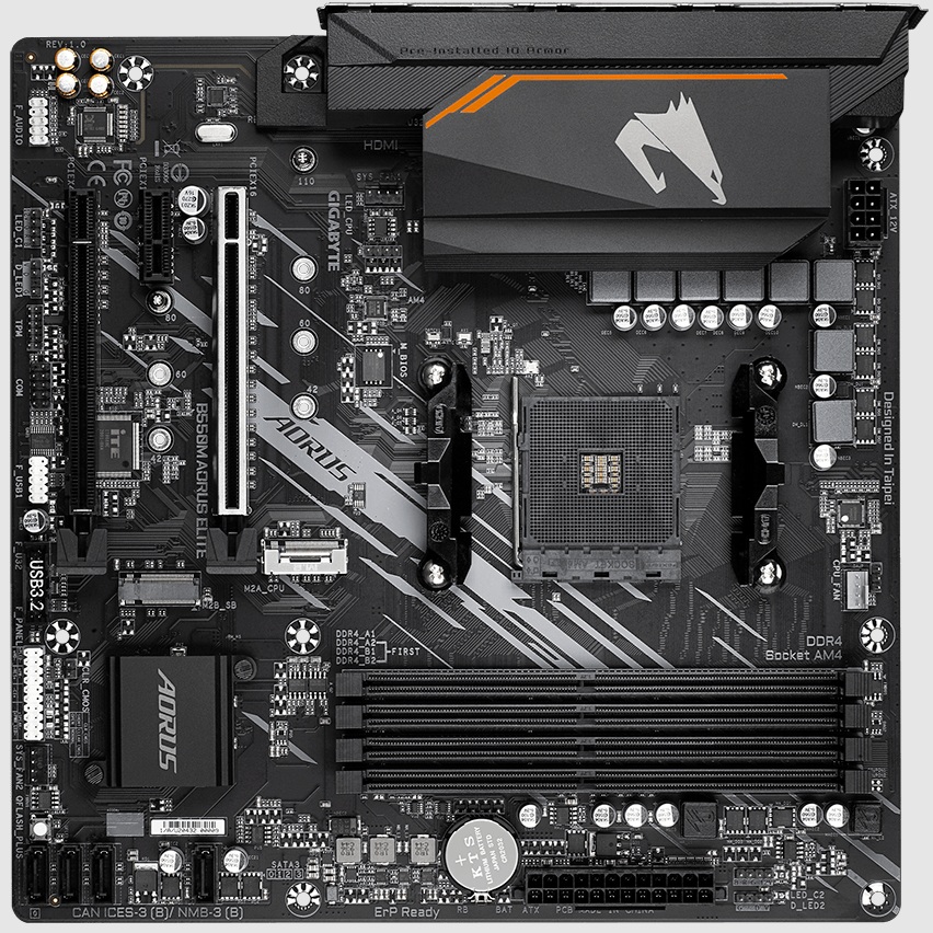 Gigabyte - B550M-AORUS-ELITE - התמונה להמחשה בלבד