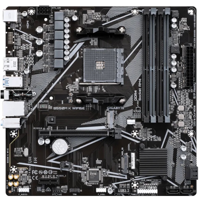 Gigabyte - B550M-K-WF6E - ������ ������ ����
