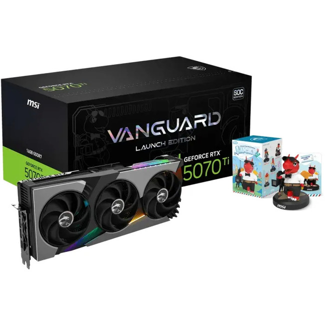 MSI - GeForce-RTX-5070-Ti-16G-VANGUARD-SOC-LAUNCH-EDITION -   