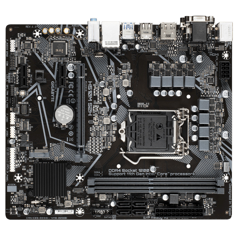 Gigabyte - H510M-S2H -   