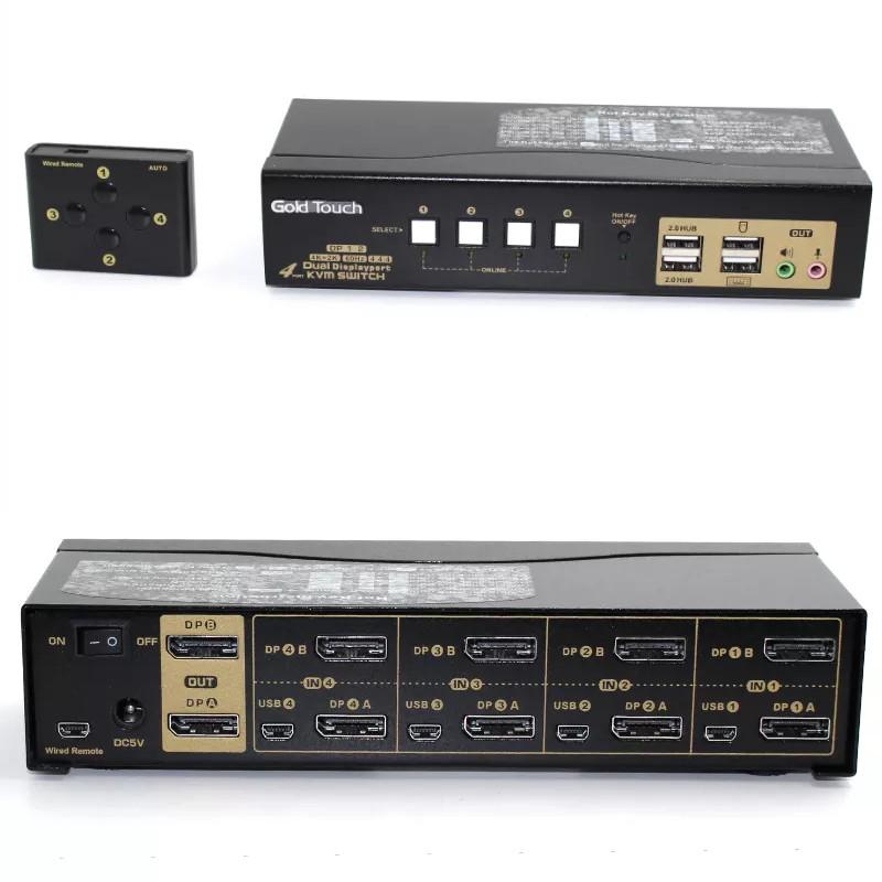 Gold Touch - KVM-DP-4-2 -   