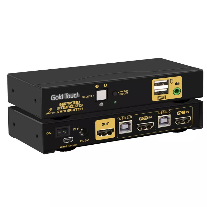 Gold Touch - KVM-HDMI-2-4K60C -   