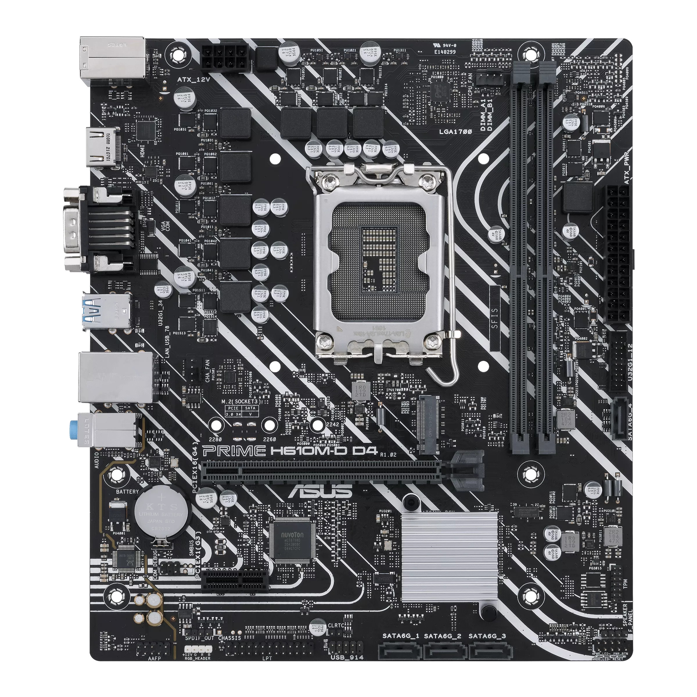 ASUS - PRIME-H610M-D-D4 -   